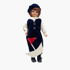 Porcelain Sailor Girl Doll